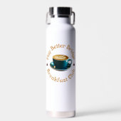 Ontbijtclub Geïsoleerde waterfles (Voorkant)