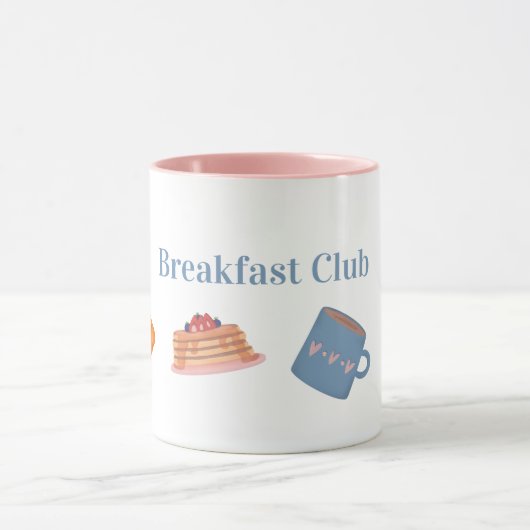 Ontbijtclub Mok – Schattigee Kawaii Brunch Cup (Midden)