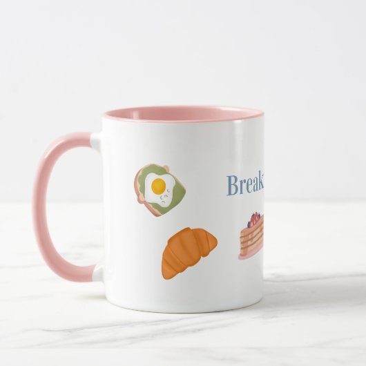 Ontbijtclub Mok – Schattigee Kawaii Brunch Cup (Links)