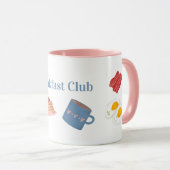 Ontbijtclub Mok – Schattigee Kawaii Brunch Cup (Voorkant rechts)