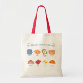 Ontbijtclub Tas – Schattigee pastelbrunchzak (Voorkant)