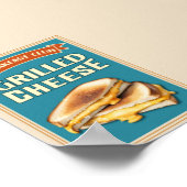 Ontbijtclub voor gegrilde kaas poster (Hoek)