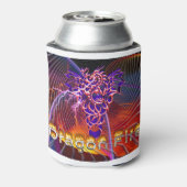 Ontbijtdrakenbrandontwerp Blikjeskoeler (Blikje Achterkant)