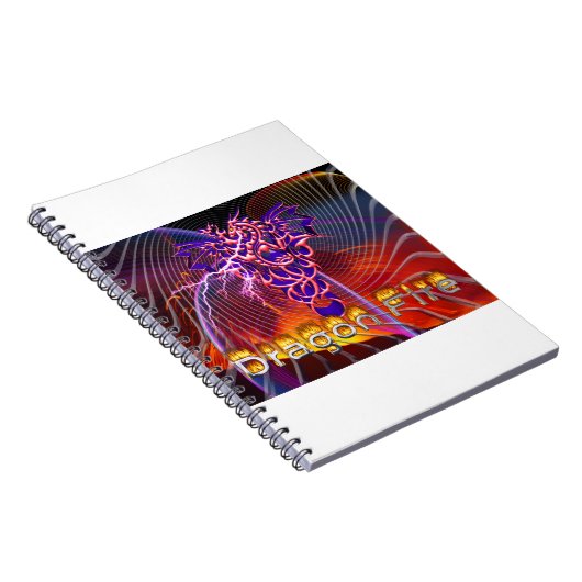 Ontbijtdrakenbrandontwerp Notitieboek (Rechterzijde)