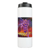 Ontbijtdrakenbrandontwerp Thermosbeker (Voorkant)