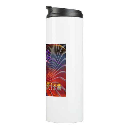 Ontbijtdrakenbrandontwerp Thermosbeker (Geroteerd rechts)