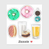 Ontbijten moet volume 3 sticker hebben (Vel)