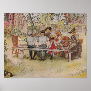 Ontbijten onder de Big Birch Poster