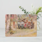 Ontbijten onder de uitnodiging van de Big Birch BB (Staand voorkant)