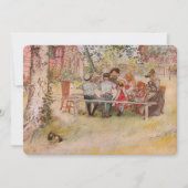 Ontbijten onder de uitnodiging van de Big Birch BB (Voorkant)