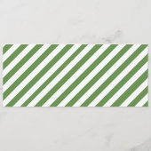 Ontbijten van gebotte kaartje menu (Achterkant)