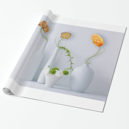 Ontbijtend oppakpapier cadeaupapier (Uitgerold)