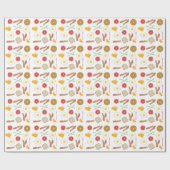 Ontbijtend patroonpapier cadeaupapier (Vlak)