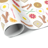 Ontbijtend patroonpapier cadeaupapier (Rol Hoek)