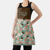 Ontbijtende eieren van de Schort van de gistkoffie (Insitu)