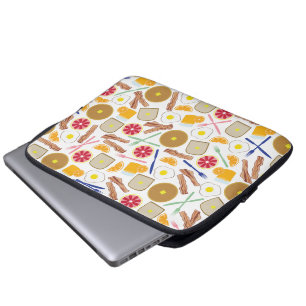 Ontbijtende Foods Electronics Bag Laptop Sleeve