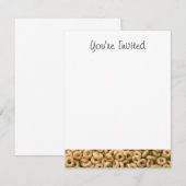 Ontbijtende graanringen kaart (Voorkant / Achterkant)