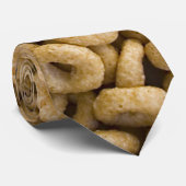 Ontbijtende graanringen stropdas (Opgerold)