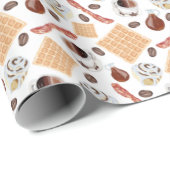 Ontbijtende voedingsmiddelen Verpakkingspapier Cadeaupapier (Rol Hoek)