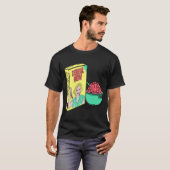 Ontbijtgranen Moeder retro T-shirt (Voorkant volledig)
