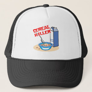 ontbijtgranen seriemoordenaar trucker pet