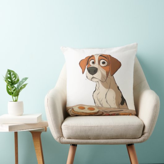 ontbijthond kussen (Stoel)