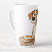 ontbijthond latte mok (Linkerhoek)
