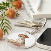 ontbijthond sleutelhanger (Voorkant Rechts)