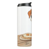 ontbijthond thermosbeker (Gedraaid links)