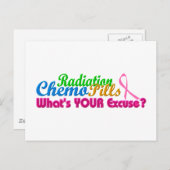 Ontbijtkanker Chemo Pardon Design Briefkaart (Voorkant / Achterkant)