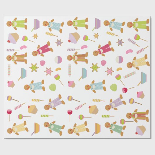 ontbijtkoek cadeaupapier (Vlak)