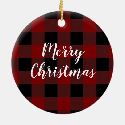 ontbijtkoek eerste kerstbuffelkoek keramisch ornament (Achterkant)