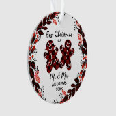 ontbijtkoek eerste kerstbuffelkoek ornament (voorkant)