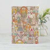  ontbijtkoek feestdagenkaart (Staand voorkant)