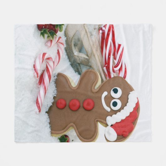 ontbijtkoek fleece deken (Voorkant (Horizontaal))