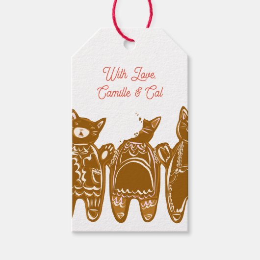 ontbijtkoek - Handgeverfd () Cadeaulabel (Voorkant)