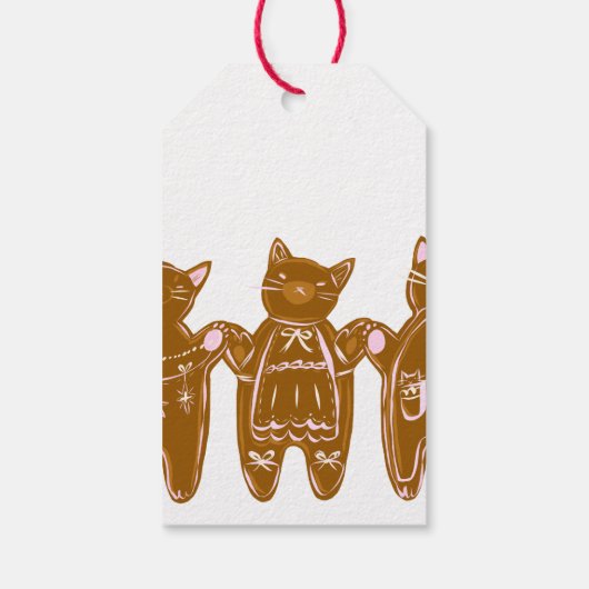 ontbijtkoek - Handgeverfd () Cadeaulabel (Achterkant)