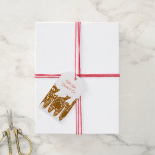 ontbijtkoek - Handgeverfd () Cadeaulabel