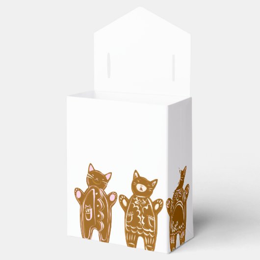 ontbijtkoek - handschilderd bedankdoosjes (Geopend)