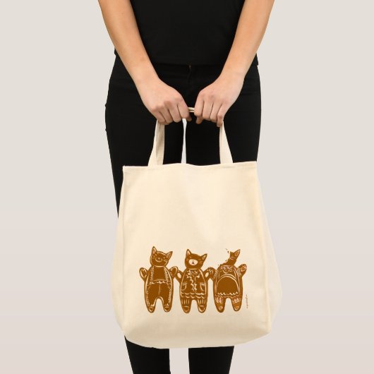 ontbijtkoek - handschilderd tote bag (Voorkant (product))
