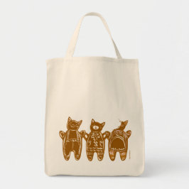 ontbijtkoek - handschilderd tote bag