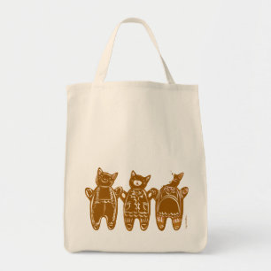 ontbijtkoek - handschilderd tote bag