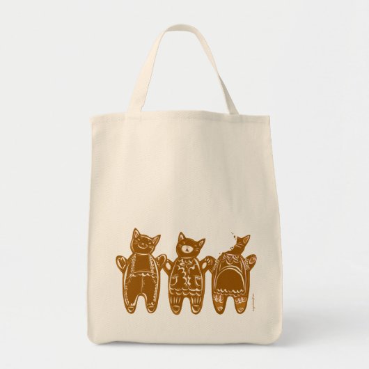 ontbijtkoek - handschilderd tote bag (Voorkant)