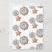 ontbijtkoek | Kerst Baby shower Kaart (Achterkant)