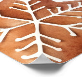 ontbijtkoek | Kerst Baby shower Kaarten & Cadeaus Poster (Hoek)