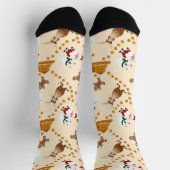 Ontbijtkoek, Kerstman, Sneeuwman Kerstmis Sokken (Top)