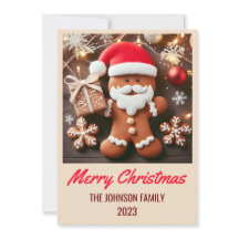 Ontbijtkoek Kerstman - Vrolijk Kerstfeest