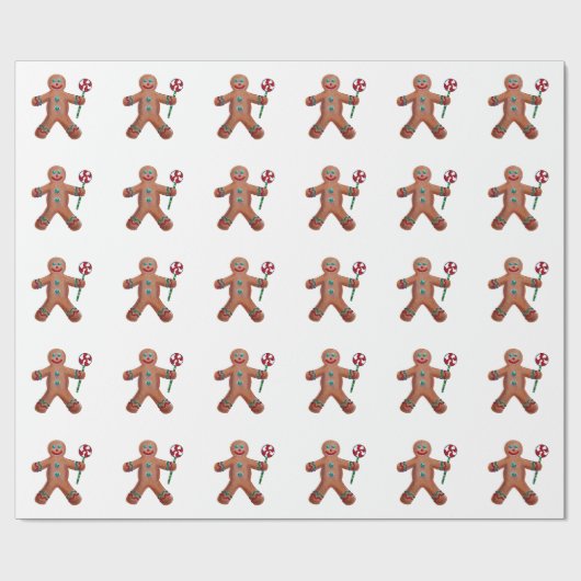 ontbijtkoek voor heren cadeaupapier (Vlak)