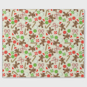 ontbijtkoek voor heren en Snoepjes Cadeaupapier (Vlak)