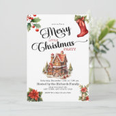 ontbijtkoek | Vrolijk kerstfeest Kaart (Staand voorkant)